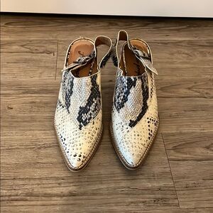 Stylish Free People Snake Print Women's Shoes